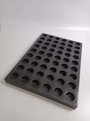 Lapisan Silicone 54 Cups Cupcake Mould Muffin Cake Tray