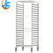 RK Bakeware China-16 Pan Aluminium End Load Sheet / Bun Pan Rack untuk Reach-Ins - Tidak dirakit