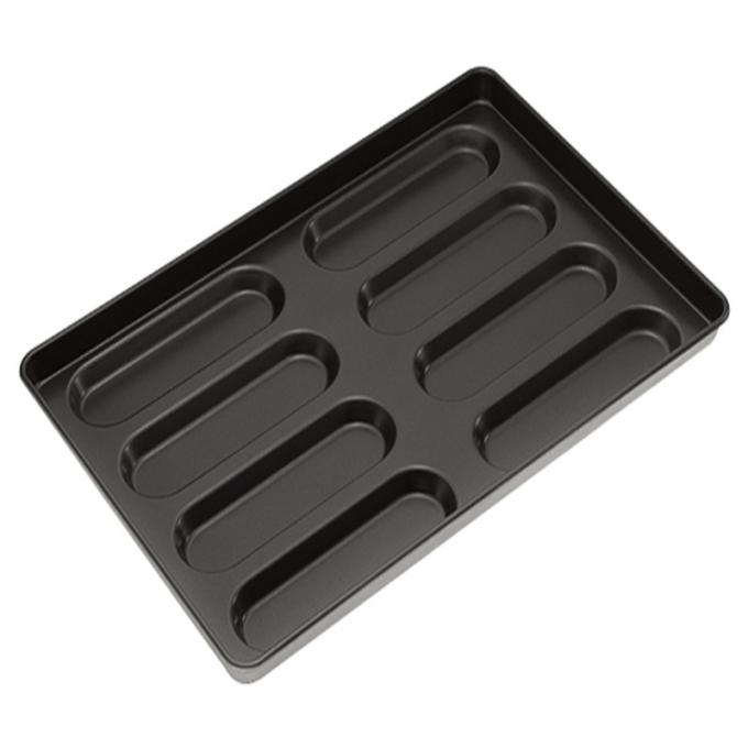 RK Bakeware China Foodservice NSF 600X400 dan Full Size Nonstick Hot Dog Bun Tray 0