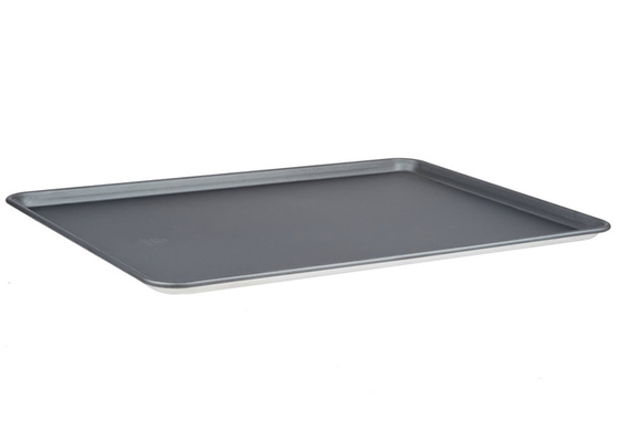RK Bakeware China Foodservice NSF 16 Gauge Aluminium Baking Tray, 18 &quot; X 26 &quot; Wire In Rim Aluminium Bun / Sheet Pan