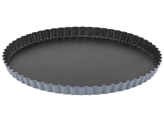 RK Bakeware China-Mackies Fluted Nonstick Quiche Pan Dengan Bagian Bawah yang Dapat Dihapus