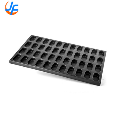 RK Bakeware China Foodservice NSF Komersial Custom Silicone Galzed Square Muffin Tray