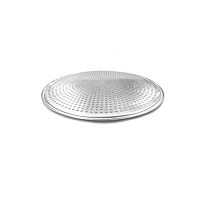 15 inci perforated bulat aluminium pizza pan ditusuk pizza nampan baking tray untuk toko roti atau restoran atau bar