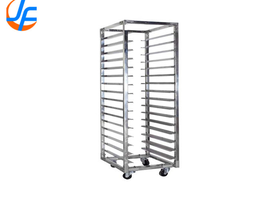 RK Bakeware China 15 Tray Stainless Steel Baking Tray Trolley Buffet Service Tray Rak Trolley Makanan