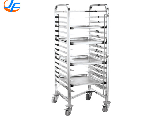 RK Bakeware China Foodservice NSF Custom Double Oven Rack Baking Trolley Trolley Oven Tugas Berat