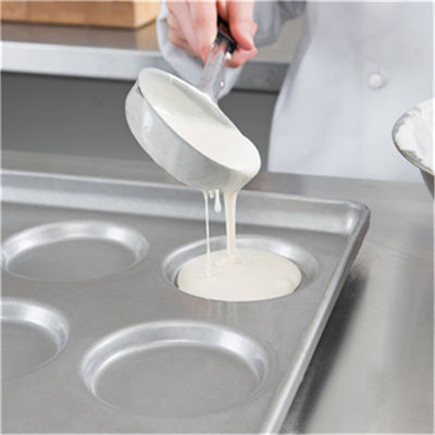 RK Bakeware China 3 Inch Glazed Aluminiumized Steel Hamburger Bun Pan Baking Tray