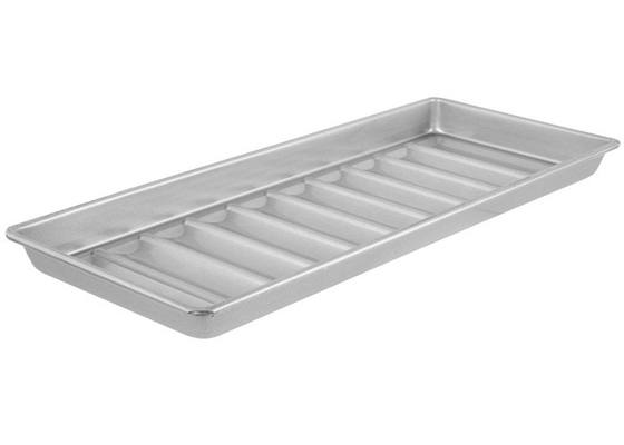 RK Bakeware China Foodservice NSF 22100 Custom Inggris Glassed Aluminized Steel Hot Dog Bun Pan