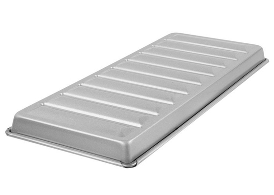 RK Bakeware China Foodservice NSF 22100 Custom Inggris Glassed Aluminized Steel Hot Dog Bun Pan