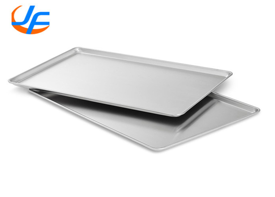 RK Bakeware China Komersial Aluminium Baking Tray Cookie Sheet Jelly Roll Pan Full Size Half Size Quarter Sheet Pan