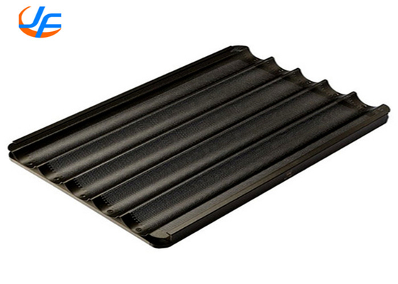 RK Bakeware China Foodservice Commercial Aluminium Baking Tray Baguette Baking Tray / French Bread Tray