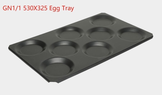 RK Bakeware China Rational Combi Oven Gunakan GN1/1 Aluminium Gastronorm Telur Baking Tray Pan Nonstick