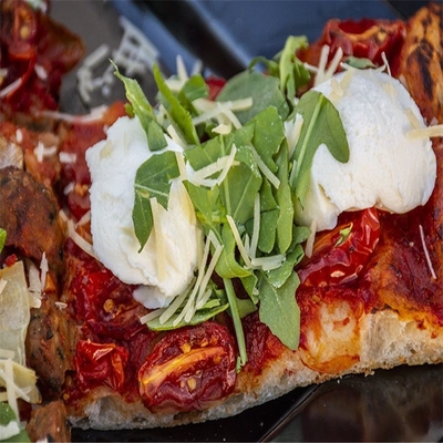 RK Bakeware China Foodservice Aluminium Gaya Romawi Pizza Al Taglio Pans