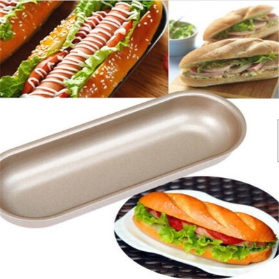 RK Bakeware China Foodservice NSF 600X400 dan Full Size Nonstick Hot Dog Bun Tray