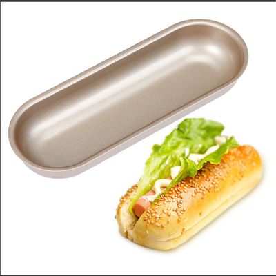 RK Bakeware China Foodservice NSF 4 Inch 4.5 Inch 6 Inch Hot Dog Bun Pan Hot Dog Bread Mold