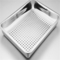 RK Bakeware China Foodservice NSF Ukuran Lengkap 600X400 Perforated Aluminium Flat Plain Shee Bun Pans /Bread Baking Pans