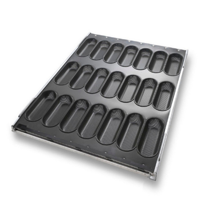 RK Bakeware China Foodservice NSF Hoagie Bun Pan /Slider Bun Pan /Square Ciabatta Roll Baking Tray