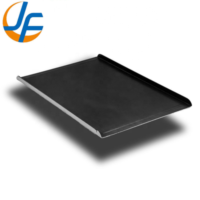 RK Bakeware China Foodservice NSF 4 Sisi dan 3 Sisi Aluminium Flat Plain Baking Tray Sheet Pan