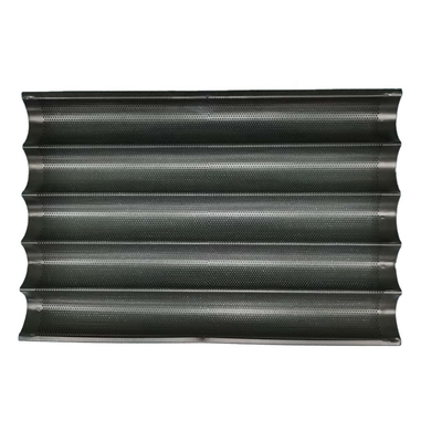 RK Bakeware China Foodservice NSF 10 Slot Glaze Aluminium Baguette Baking Tray