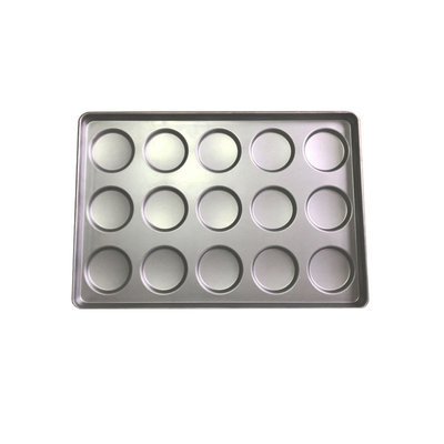 Rk Bakeware China 41002 Aluminized Steel Hamburger Bun Cookie Pan Tray Untuk toko roti Amerika Utara