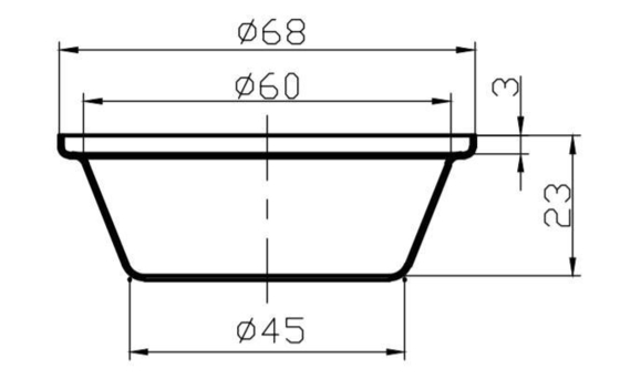 Rk Bakeware China Self Cutting Savory Pie Tin Pallet Tray