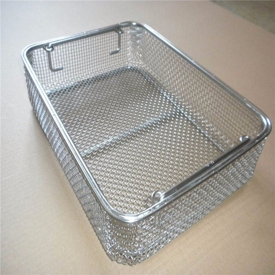 RK Bakeware Cina Layanan Makanan Keranjang Penggorengan Udara Stainless Steel Keranjang Panggangan Rak Kawat Baki Penggorengan Udara
