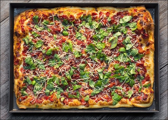 RK Bakeware China-Pizza Hut Hard Anodized Aluminium Detroit Pizza Pans