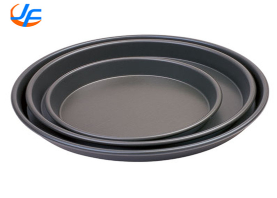 RK Bakeware China Foodservice NSF Aluminium Hard Coat Aluminium Pizza Pan Pizza Baking Tray
