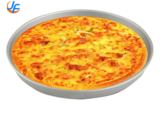 RK Bakeware China Foodservice NSF Bulat Aluminium Kue Pan Aluminium Pizza Pan Aluminium Pizza Tray