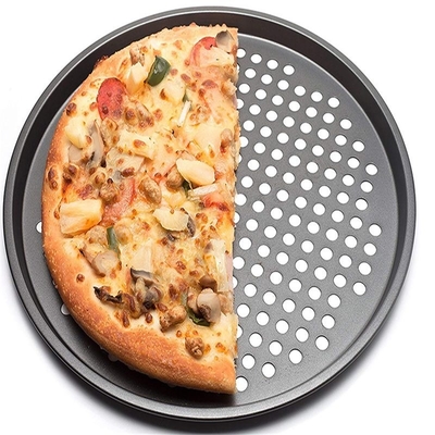 Rk Bakeware China Manufacturer-Nonstick Aluminium Pizza Disk dengan Rim