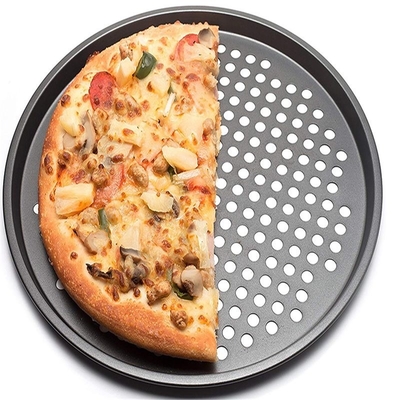 Rk Bakeware China Manufacturer-Nonstick Aluminium Pizza Disk dengan Rim