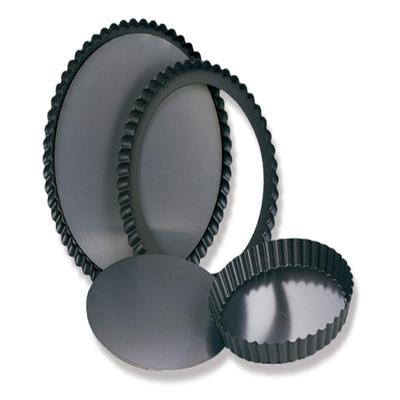 RK Bakeware China Foodservice NSF 9 Inci Komersial Hard Coat Auminum Pizza Pan