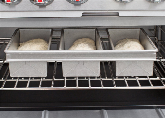 RK Bakeware China Foodservice NSF 3 Strap 800g Glazed Aluminium Pullman Pan Pan Pan Pan Pan Pan Pan