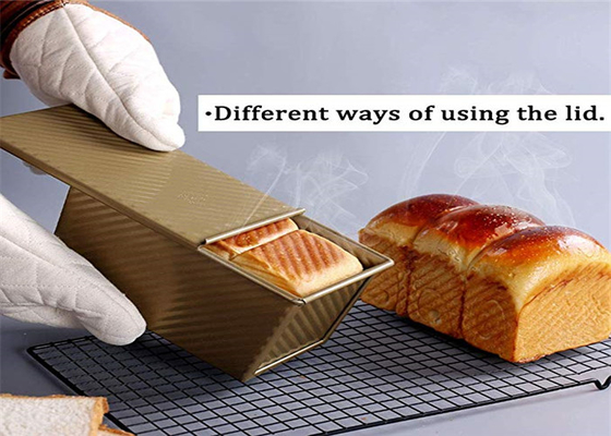 RK Bakeware China Foodservice NSF Glaze Pullman Loaf Pan With Cover Aluminium Roti Roti Roti Roti Roti Roti Roti Roti Roti