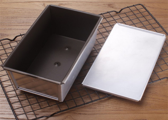 RK Bakeware China Foodservice NSF Custom Mini Loaf Pan Nonstick Pullman Pan Pan Pan Pan Pan Fluted Pan Dengan Tutup