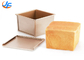 RK Bakeware China Foodservice NSF Kapasitas Besar Baking Pullman Pan Toast Box Dengan Tutup Pullman Pan Roti