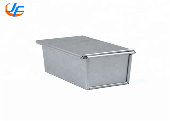 RK Bakeware China Foodservice NSF 450g Aluminium Pullman Loaf Pan / Pain De Mie Pan Single Pullman Loaf Pan Dengan Tutup