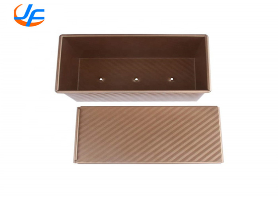RK Bakeware China Foodservice NSF Custom Kapasitas Besar Panci Roti Aluminium / Panci Roti Pullman Bergelombang