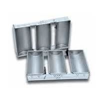 RK Bakeware China Foodservice NSF Telfon Nonstick Custom 5 Baris Baguette Pan Pan Roti Baking Pan