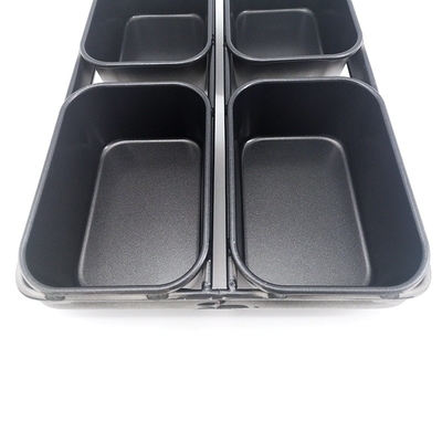 Rk Bakeware China-600g Nonstick 4 Tali Peternakan Panci Roti Sandwich Putih