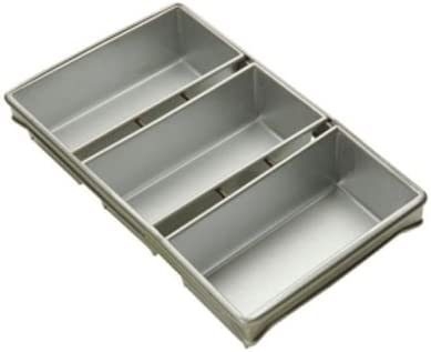 Rk Bakeware China-Foodservice 904935 Komersial Bakeware 12,25 in. X 4,5 in. 3 Strip Pan Roti
