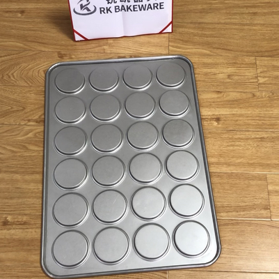 RK Bakeware China Foodservice NSF 4 Inci Telfon Antilengket Burger Pan Muffin Top Baking Tray