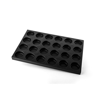 Rk Bakeware China-Silicone Glassed Cupcake Muffin Custard Cake Baking Tray untuk industri Cupcake Lines