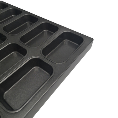 Rk Bakeware China Manufacturer-Nonstick Glazed Hamburger Roll Baking Tray untuk toko roti komersial