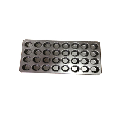 RK Bakeware China Foodservice NSF 3 Inci Oven Kue Nampan Silikon Glasir Mini Muffin Pan