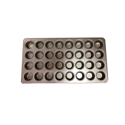 RK Bakeware China Foodservice NSF 24 Cup 5 Oz. Panci Muffin Jumbo Baja Aluminium Kaca/Mini Panci Muffin