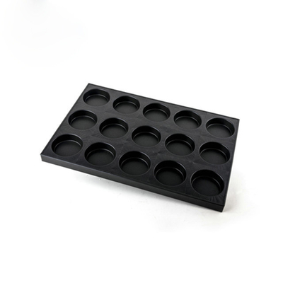 RK Bakeware China Foodservice NSF Custom Nonstick Glaze Coklat Fudge Brownie Cupcake Muffin Pan