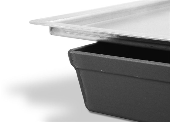 RK Bakeware China Foodservice NSF Square Komersial Panci Kue Aluminium/ Deep Dish Panci Pizza