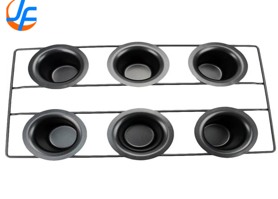 RK Bakeware China Foodservice NSF 6 cangkir stainless steel Nonstick Popover Pan