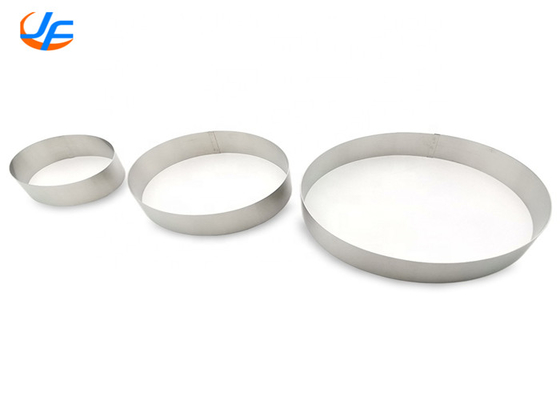 RK Bakeware China Foodservice NSF Birthday Cake Pan, Stainless Steel Mousse Rings