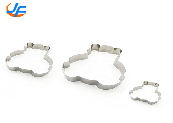 RK Bakeware China Foodservice NSF Aluminium Cake Mold, Stainless Steel Bear Mouse Molding Mousse Cake Rings
